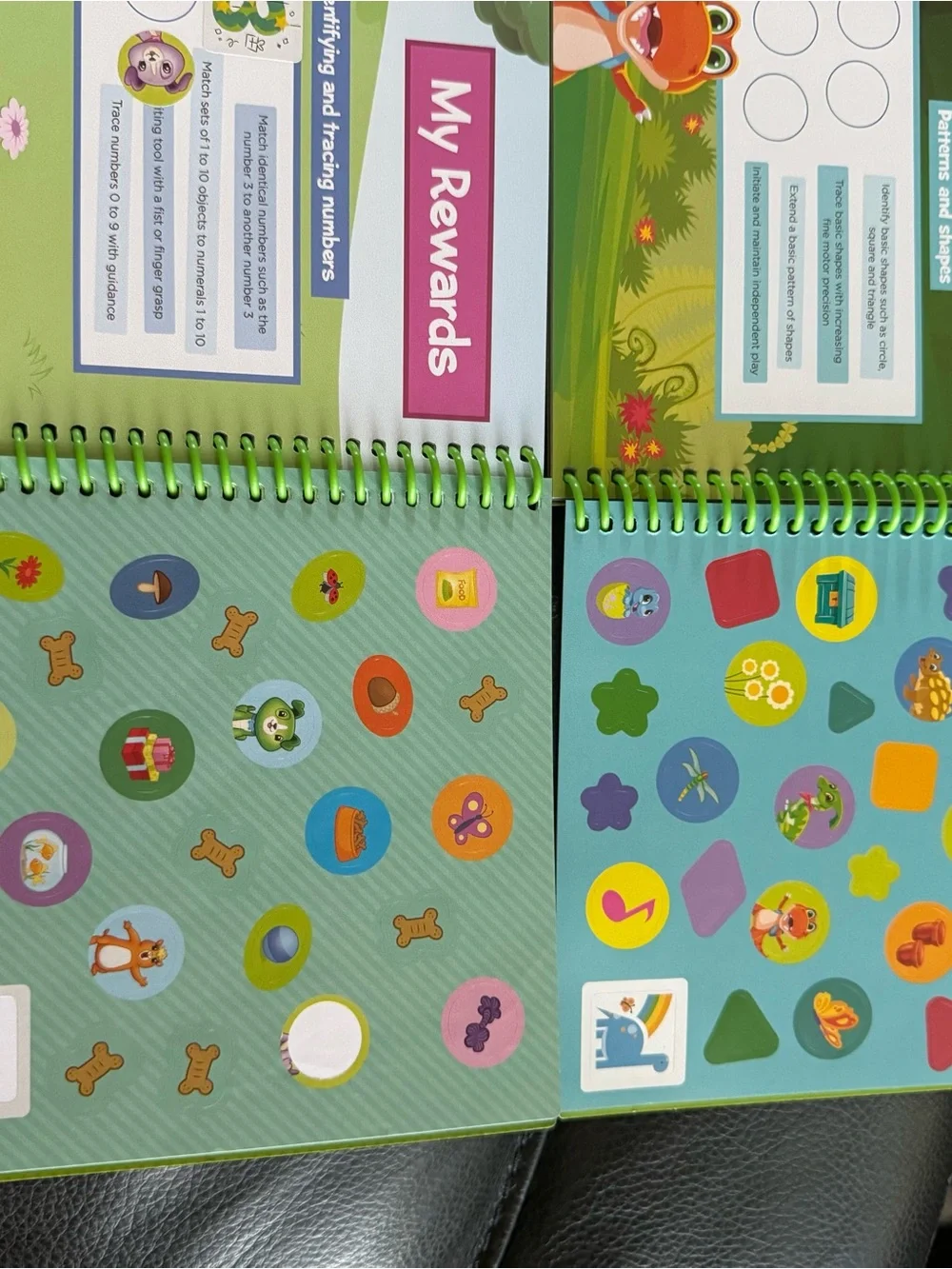 Leapfrog LeapStat Preschool Books - Shapes & Colors + Scout & Friends Math (2)